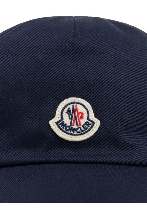 Cappello Da Baseball Blu Con Logo MONCLER ENFANT | 951-3B00008 04863742